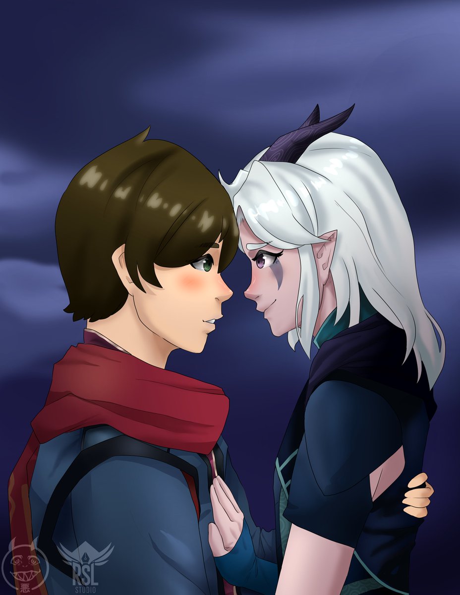 StudioRsl's tweet photo. Callum x Rayla 💕|| The Dragon Prince [Fanart]

🎨: Akuma [Open Commissions 📩]
-
#TheDragonPrince #fanart #artwork #digitaldrawing https://t.co/cNUWCtrilW
