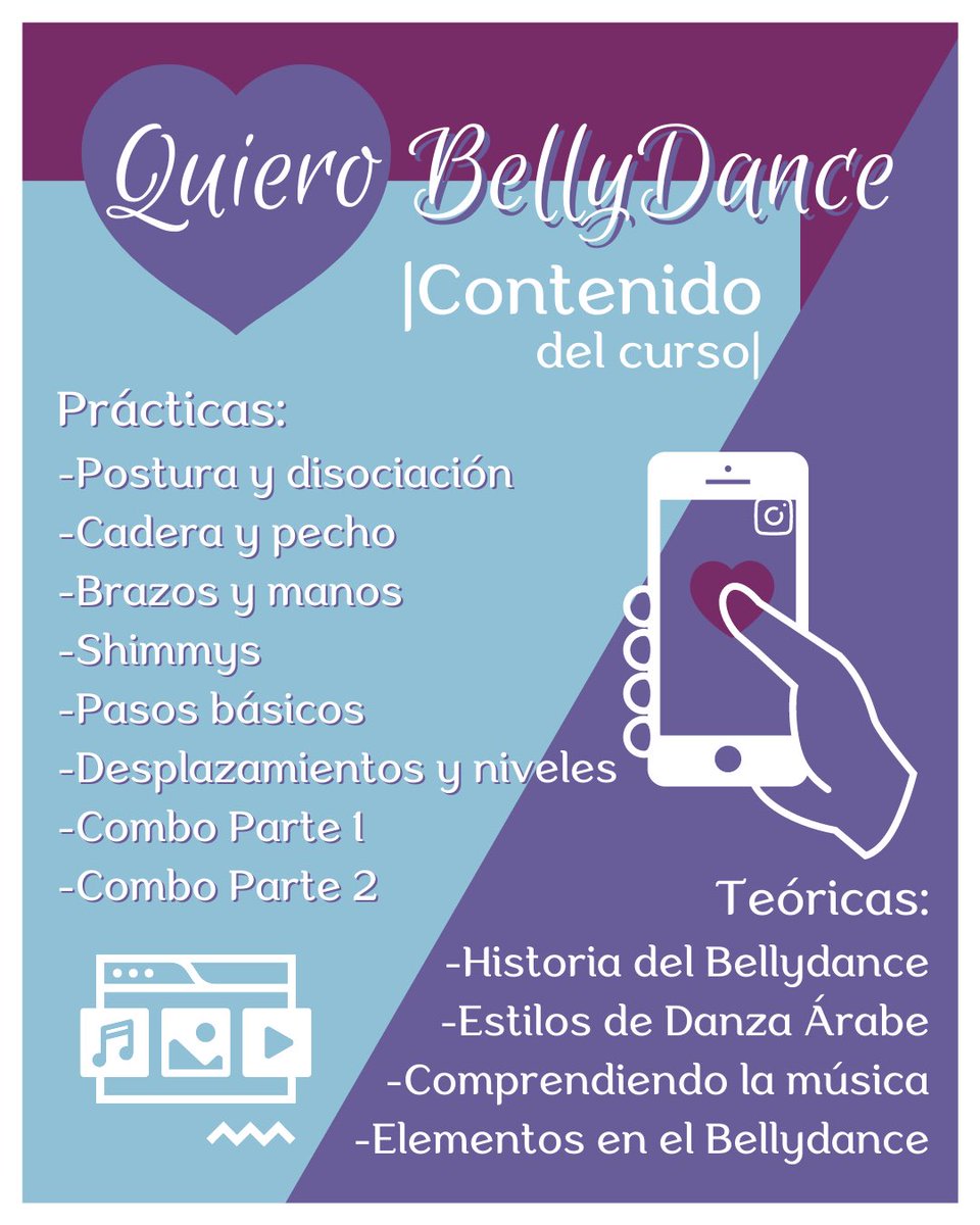 marielasawi's tweet photo. 🌟NUEVO curso de BellyDance en línea 💃🏽💻 por $200.°° MXN*
🔸Nivel 0
🔹Clases pregrabadas 📹
🔸4 semanas de aprendizaje 🗓
🔹1 solo pago por todo el curso🧾
🔸*Precio súper accesible por lanzamiento🚀
Más ℹ️ en fotos👇🏼

IG/TikTok: @marielasawi 
FB: Mariela Sawi Bellydancer https://t.co/9pNerJIsHx