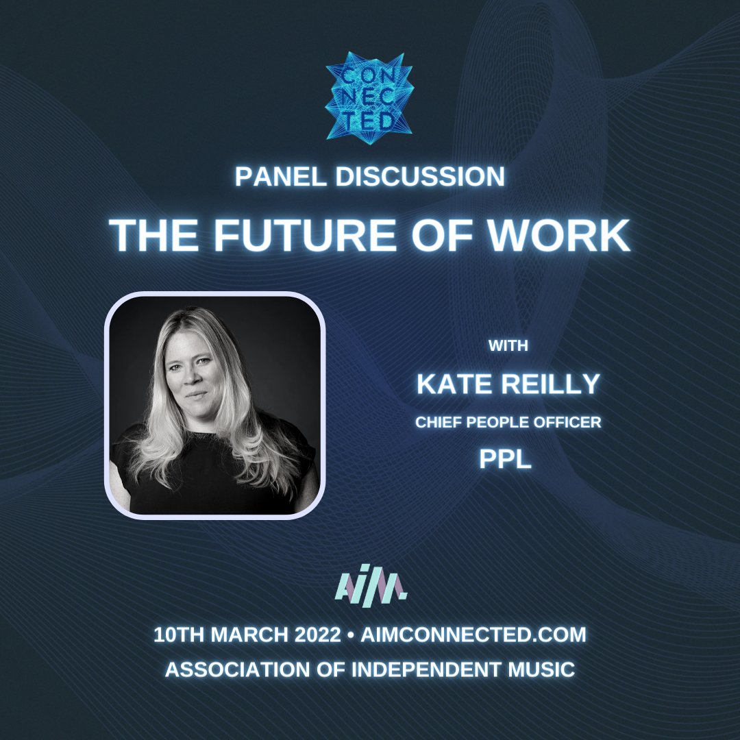 I am looking forward to hosting a discussion at #AIMConnected2022 around ‘The Future of Work’ on 10 March. Find out more about the conference from <a href="/AIM_UK/">AIM</a> and supported by <a href="/PPLUK/">PPL</a> here: bit.ly/33S1dEm