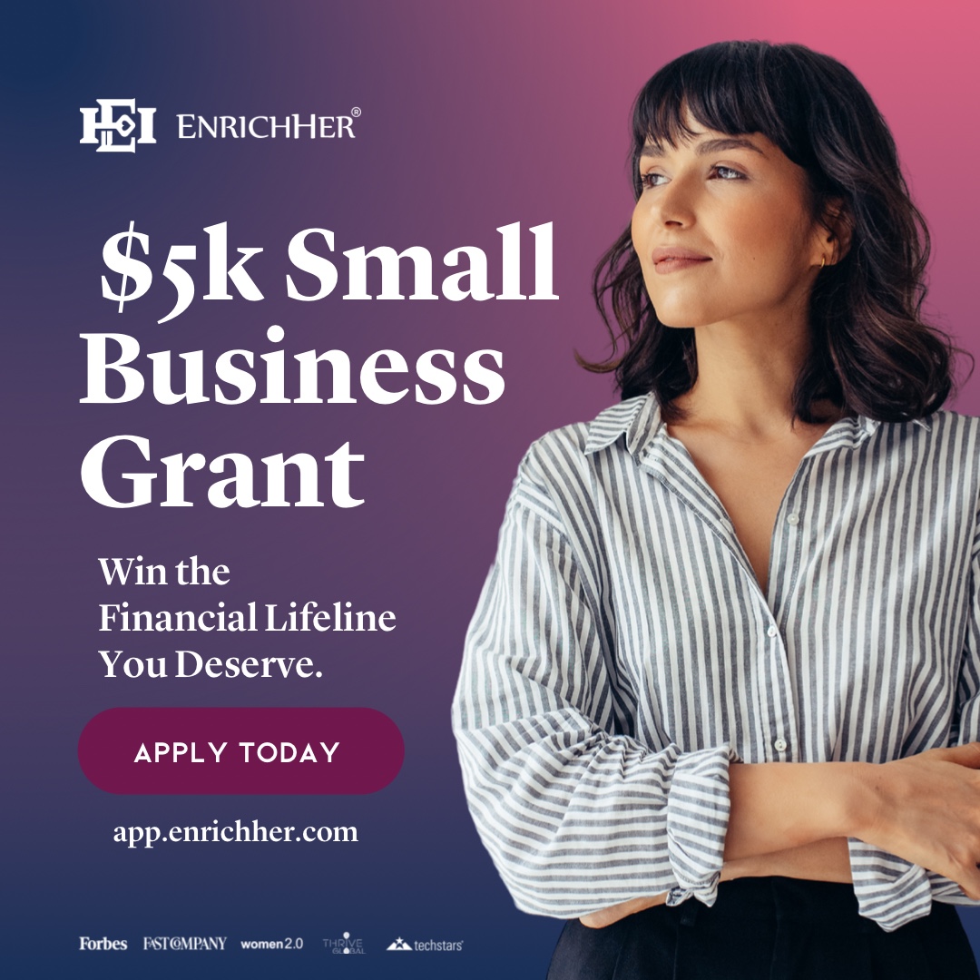 iEnrichHER's tweet photo. Attention Women Entrepreneurs and Founders of Color.....
It’s official! EnrichHER’s $5,000 Small Business Grant Contest is now open to applications.
👉 https://t.co/aYJtUDNPFt
#smallbusinessgrant #enrichhergrant #womenentrepreneurs #foundersofcolor #funding #enrichher https://t.co/xtsAnDO0DO