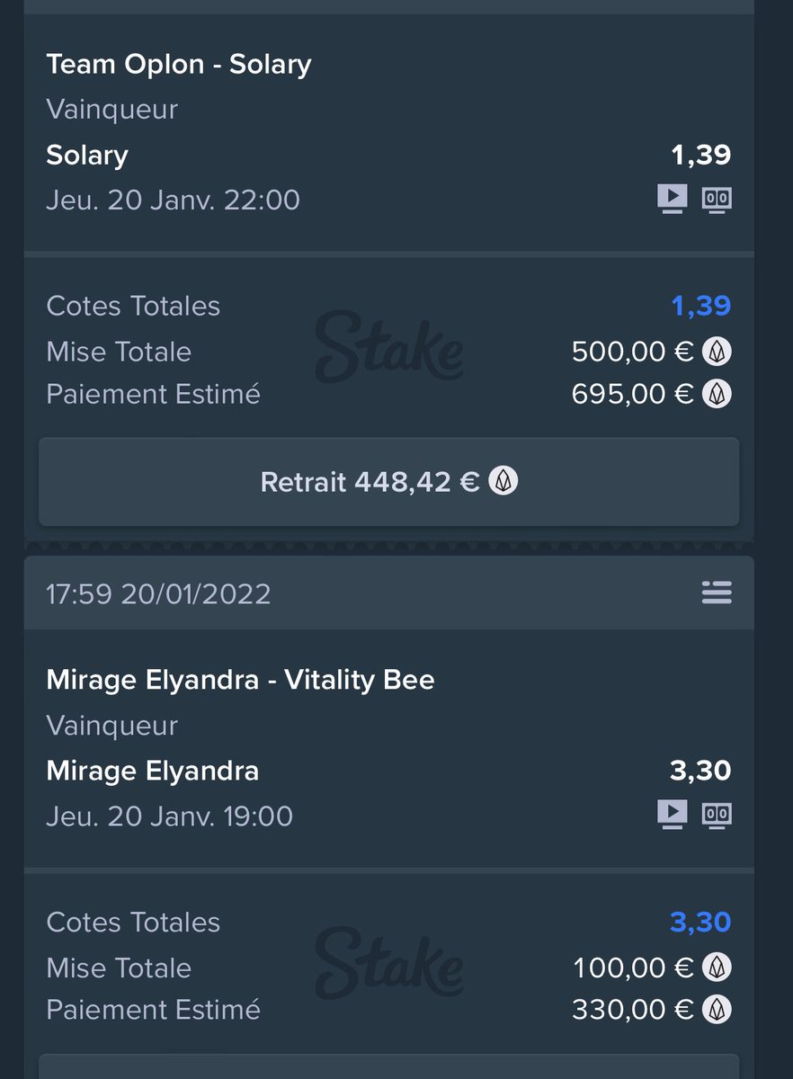 PronoEsportsOff's tweet photo. Yo, aujourd’hui on a une super value avec @SolaryTV à 1.4 contre un @TeamOplon en grande difficulté

De plus je place une pièce sur @MirageElyandra qui je trouve est sous évalué par les bookies

#LFL #eSports #TeamParieurs https://t.co/cgSGISbhFY
