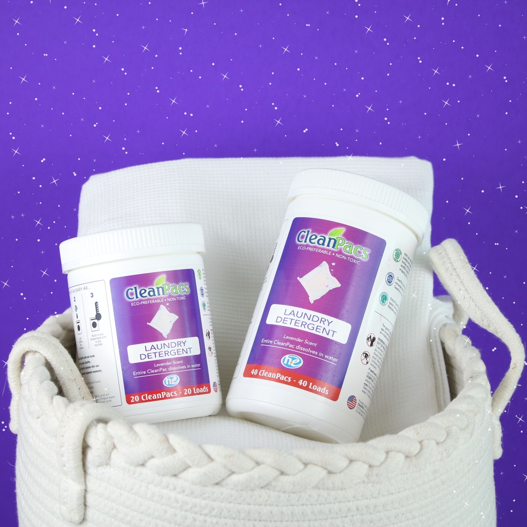 CleanPacs's tweet photo. Our gentle, lavender-scented laundry detergent pacs are effective and cost-saving. (Oh, and they smell great, too!) https://t.co/rsIi9YdK7y