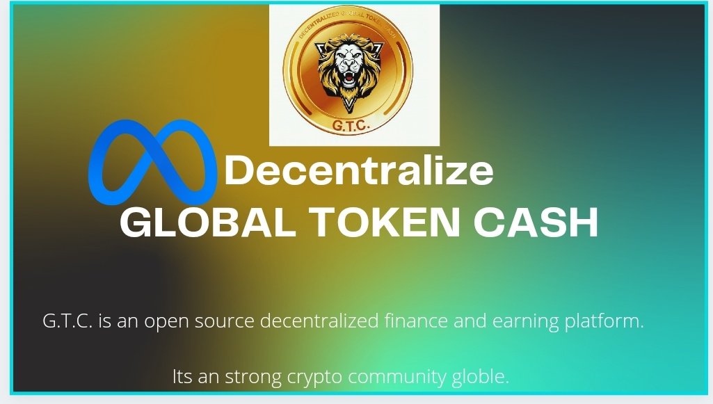 c_globaltoken's tweet photo. GTC going to meta project and gaming
Comming soon https://t.co/O7k37G8sYm