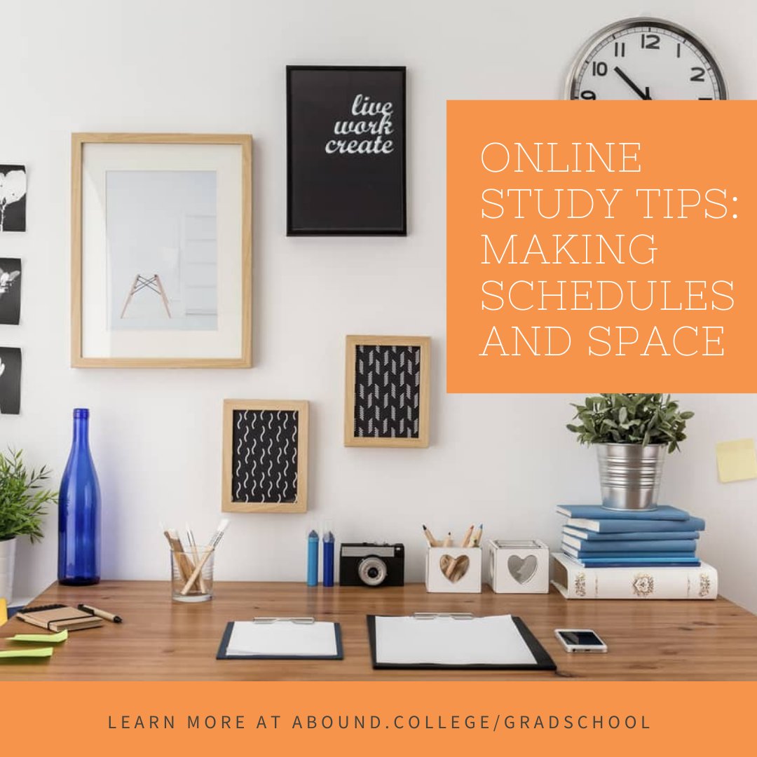 Online courses are different than on campus in some important ways. To ensure success, the online student should either have or develop certain study skills to help them stay on track.abound.college/gradschool/adv…