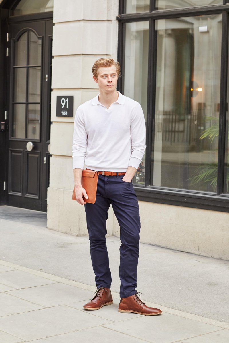 Our navy chinos can be paired with almost anything! Let us know in the comments what you would pair them with.

Shop the link here&gt;&gt;bit.ly/3ryn9MS