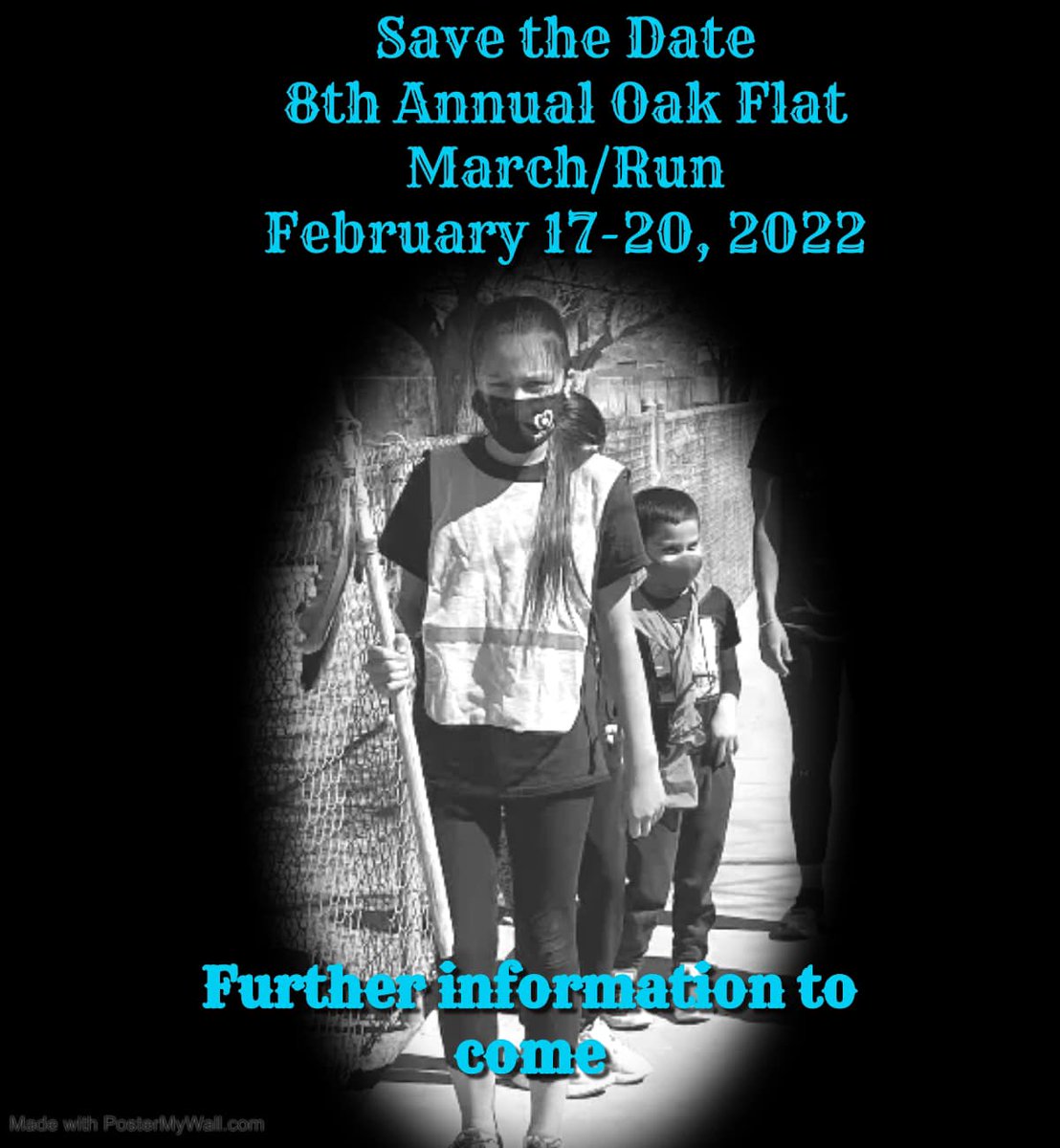 The 8th annual Oak Flat march is coming up soon. Stay tuned for more information 💫