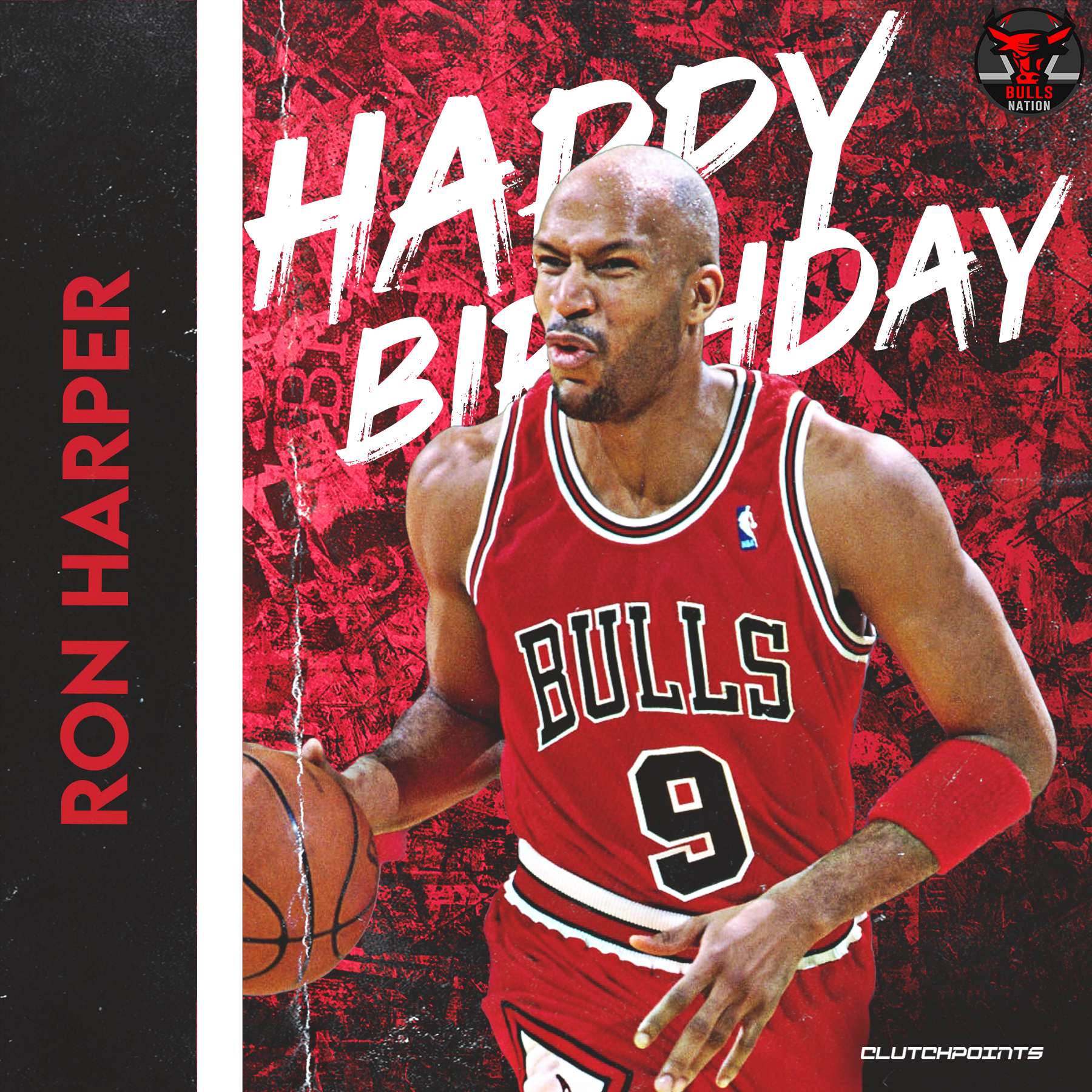 Bulls Nation, let\s all wish Ron Harper a very Happy 58th Birthday  