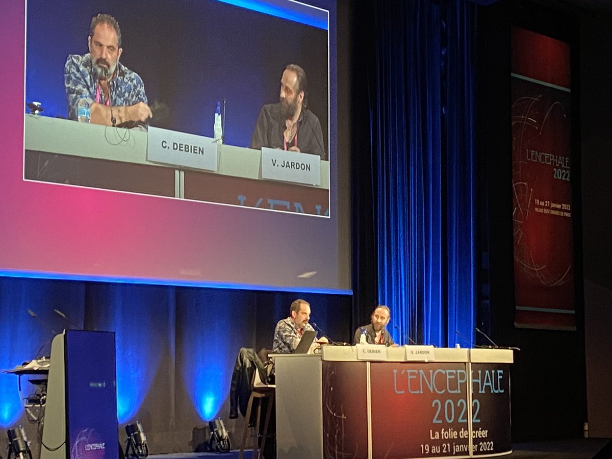 MalletJasmina's tweet photo. Les #psychothérapies au #cinema avec Christophe Debien et Vincent Jardon #psylab @LePsylab #encephale2022 https://t.co/KbcmKzI9HA