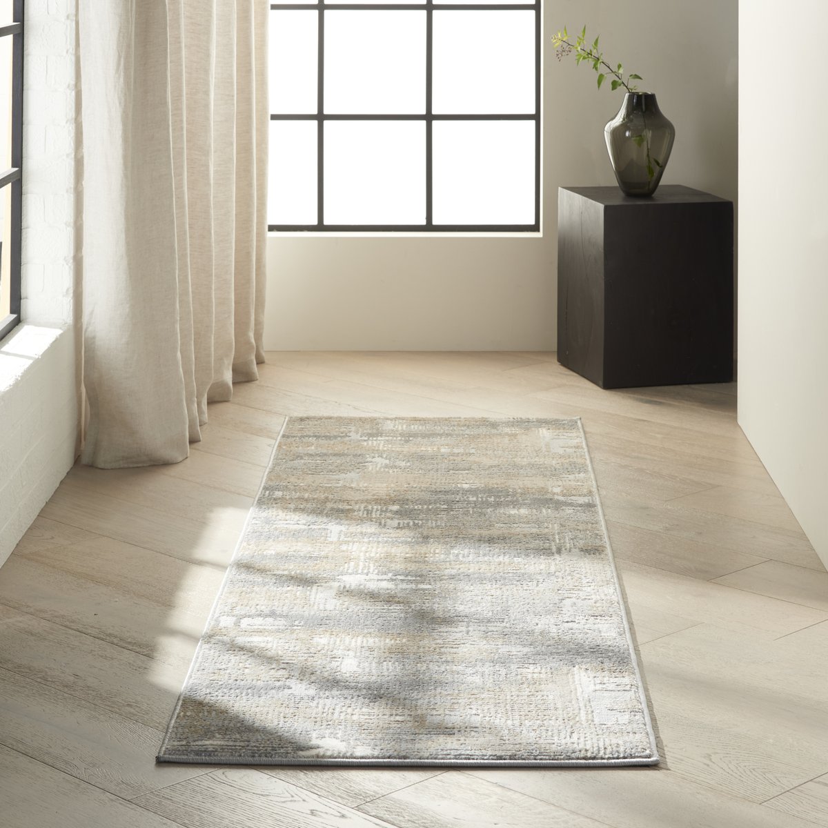 If relaxed, simple elegance is the look and feel you want for your home, the Calvin Klein collection was made just for you. Add a little luxury to a smaller space, or guide guests through the hallway with the Rush Grey Runner.

🔍 #RushCK91GreyRunner by Calvin Klein Home