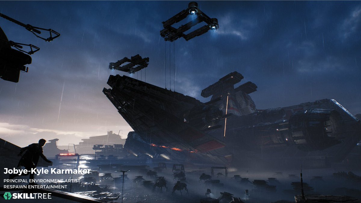 SkillTree_inc's tweet photo. Star Wars Jedi Fallen Order is elevated through the carefully crafted details of the stunning environment art designed by our @jobyek. ✨

Follow our website 🔗 to learn more about our mentorship opportunities!

#LetsGrowTogether #EnvironmentArt #GameArt #GameDevelopment #GameDev https://t.co/HqmML0Vtnw