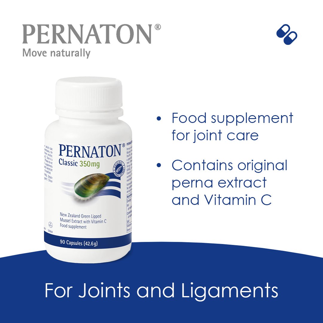 PernatonUK's tweet photo. Pernaton capsules are specially formulated to aid connective tissue and joint care, and can be taken preventatively to support joints in the event of excessive strain.

Head to our website to purchase!

#MoveNaturally #JointCare #JointSupport #StayActive #Fitness #Exercise https://t.co/34avNLUPZW