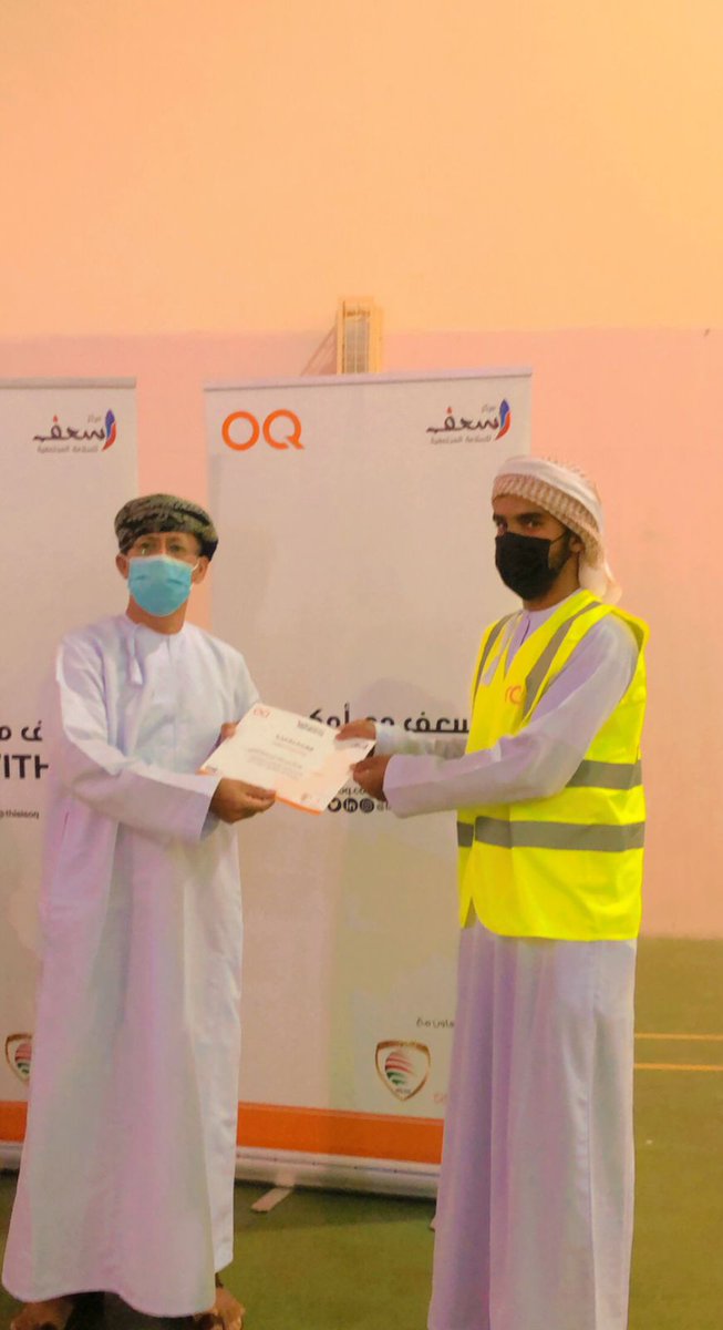 مشاركة أعضاء الفريق في فعالية أسعف مع أوكيو <a href="/ThisIsOQ/">OQ | أوكيو</a>