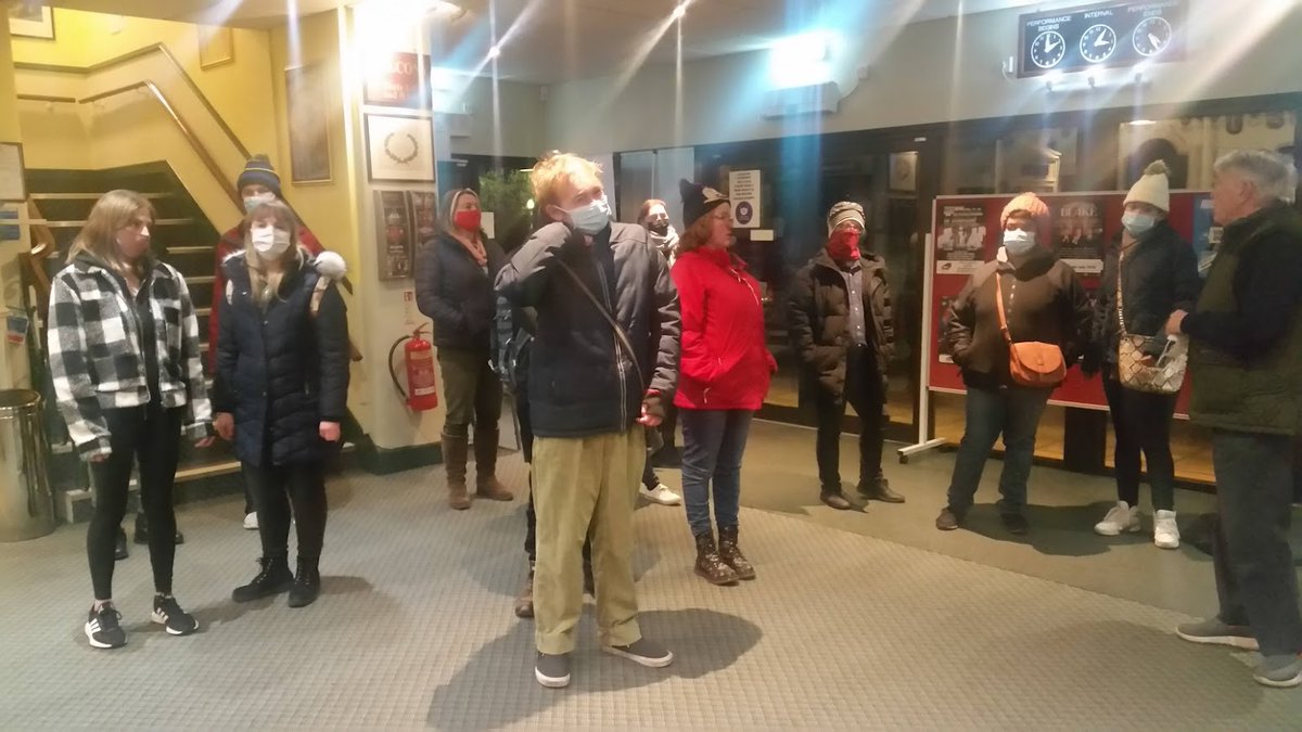ThePodCharity's tweet photo. Pod Plus had an amazing tour of the Memorial Theatre, thank you to Mr Barnes and Will for showing us around and the icecreams were perfect https://t.co/zpLoZb2nyp