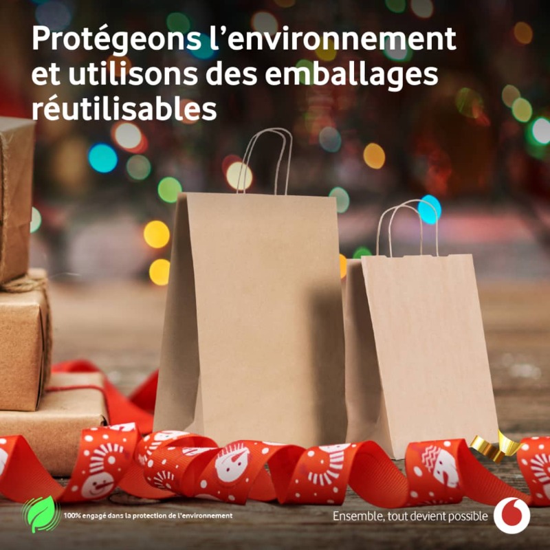 Vodacomcongo's tweet photo. Nous avons tous un rôle à jouer pour garder notre planète un peu plus verte en cette saison festive!
#vodacomsustainablebusiness #ensembletoutdevientpossible #VodacomRDC https://t.co/RYGhdXEM27