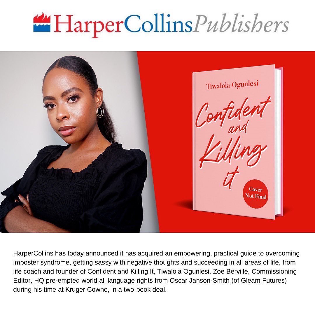 Tiwalowla's tweet image. IT’S HAPPENING! I SIGNED A TWO- BOOK DEAL AND I’M GOING TO BE AN AUTHOR!