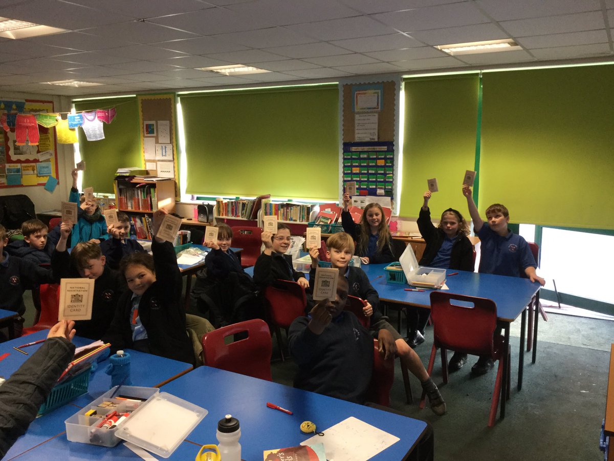 MrsCassidySTM's tweet photo. We all have our own identity cards now that we will keep with us at all times incase we have to prove our identity #WW2topic https://t.co/7Nx8BWLjQk