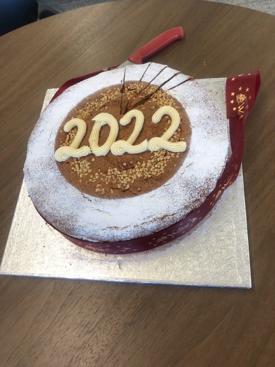 NicGoodmaritime's tweet photo. Wishing all our Greek friends a happy new year! Virtual vasilopita is just not the same. All of us ⁦@lloydsregister⁩ are looking forward to reconnecting in person as soon as possible #maritime https://t.co/eQjfB54aAV
