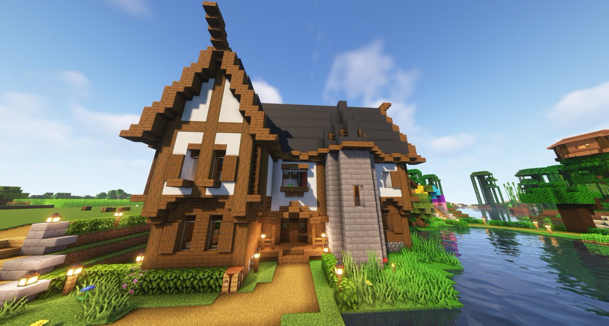 ImPenguinC's tweet image. Tavern / Inns Built by @NatalieB004  #BuildIdeas #Synthria @Orionv7