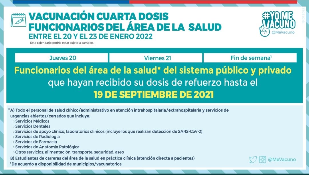 Trompita's tweet photo. @MuniColina @CorpColinaSalud @imvalenzuela Buenos días, qué pasa entonces con la publicación del @ministeriosalud, difundido también en TV, con el adelantar la vacunación al PERSONAL DE SALUD desde hoy, sea público o privado?? No están considerados?? Cumplo con criterios. Por favor, orientación https://t.co/l51fHPKM45