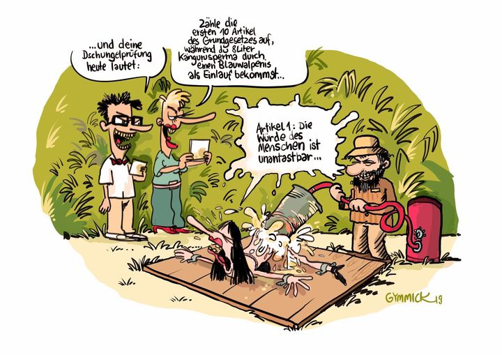 Paudlitschek's tweet photo. #IBES #Dschungelcamp #Gymmick #Cartoons
© Gymmick https://t.co/SDV65VGHKQ