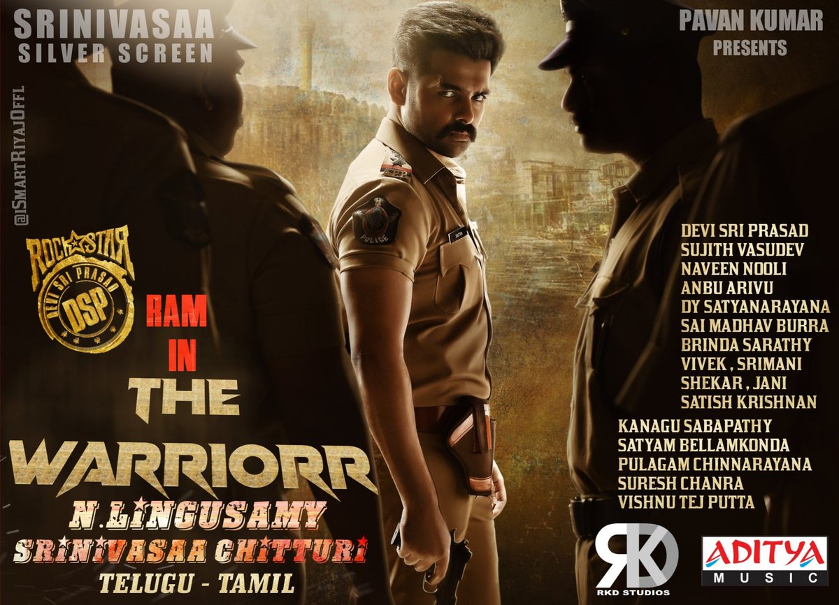 iSmartRiyajOffl's tweet photo. ACP Satya Coming This Summer In Your Nearest Theaters 💥💥
#EnergeticStar In #TheWarriorr
#RAmPOthineni #TheWarrior
#RAPO19 #RAPO19FirstLook https://t.co/lKEPesXxoo
