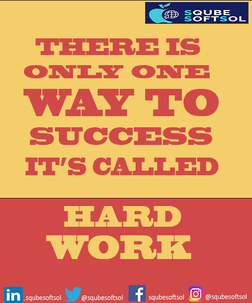Squbesoftsol's tweet photo. The hard worker never fell down.....?
#squbesoftsol #sqube #squbesoftsolGGN #squbesoftsolAP https://t.co/RRER6aPXz8