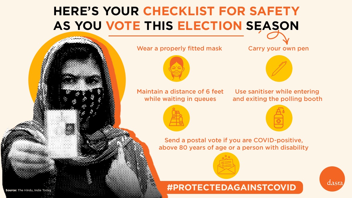 dasra's tweet photo. ๐ข Donโt let #COVID19 stop you from exercising your universal franchise! Go out and vote but be a #JagrukVoter and stay #ProtectedAgainstCOVID
#AssemblyElections2022
@TwitterIndia @ECISVEEP @MoHFW_INDIA https://t.co/AhXSOH3cxN