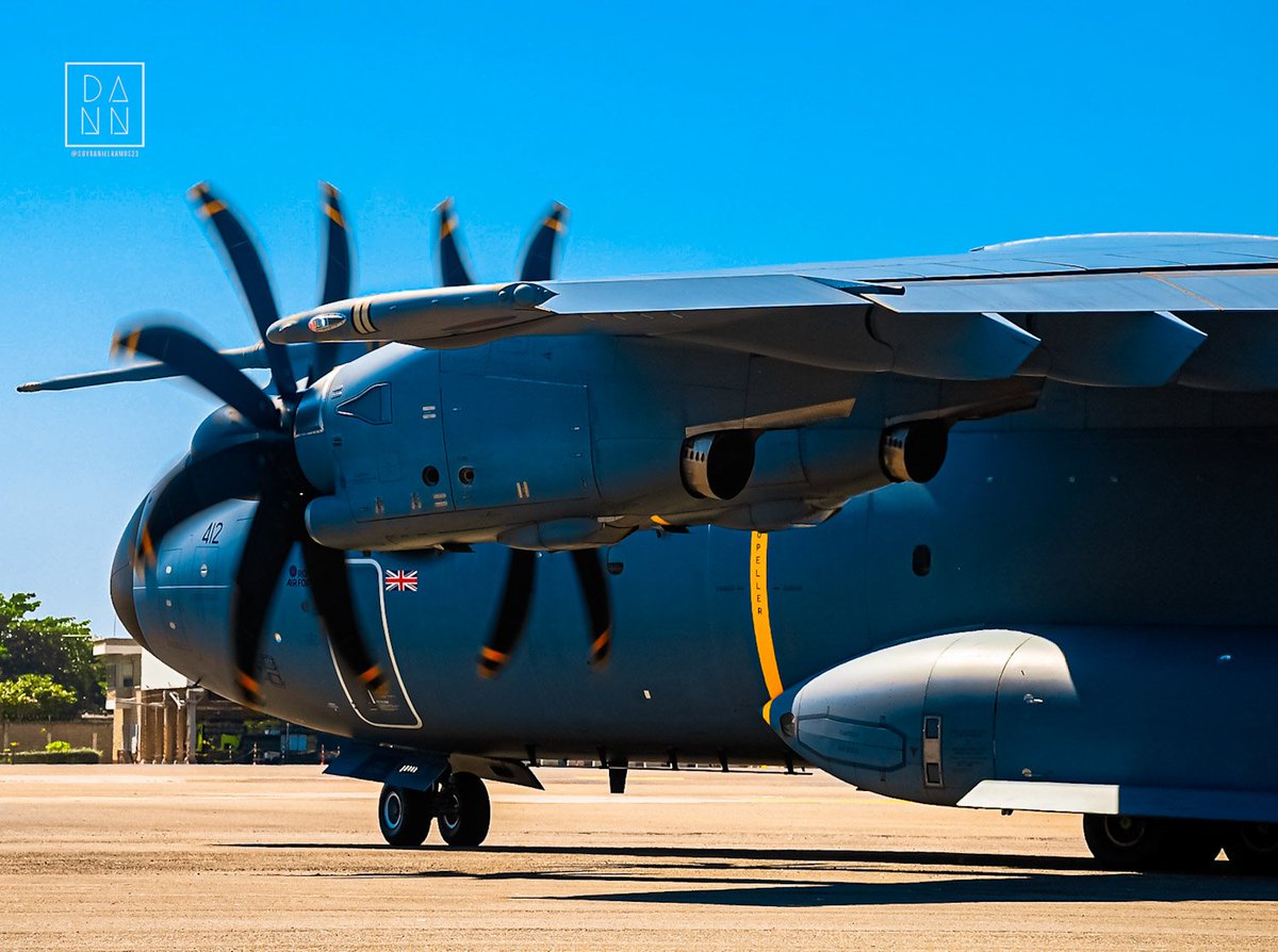 CtgSpotters's tweet photo. Airbus A400M Atlas C.1 de la RAF 🇬🇧 @RoyalAirForce con registro ZM412. 

📸: @SoyDanielRamos7 https://t.co/N0u0ixbpz7