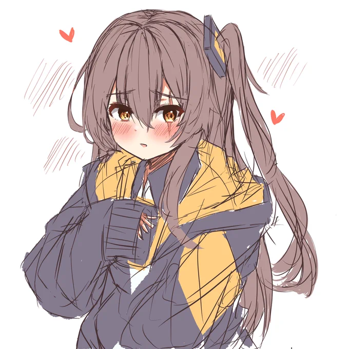 出癖全開萌え袖45姉カラーラフ
#ump45
#ドルフロ
#少女前線 