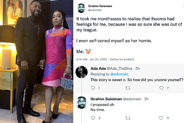 MobilePunch's tweet photo. I Was Sure My Wife Was Out Of My League, Actor Ibrahim Suleiman Reveals

Nollywood actor, Ibrahim Suleiman has said that when he met his wife, Linda Ejiofor, he assumed she was out of his league. https://t.co/XUllV18YVA