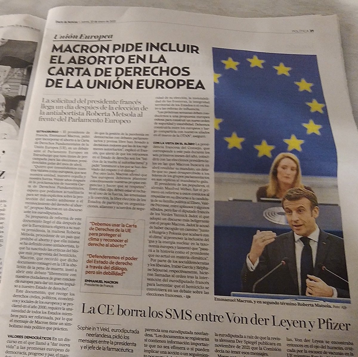 VIRTUOUS_EARTH's tweet photo. #JeNeSuisPasMacron (?)
OMG!
To kill embryos, babies?
#Fraternité?
#Solidarité?
#Liberté!!!!?
Non
Why after #Merkel leaves?
Stop #Rasputin over Kiev!
Do not stop pregnancy....*
Do not decide pregnancy instead of couples!!
#FatalConceit
*Very few situations, maybe.
Life!
YHWH https://t.co/03rNsvm3qN