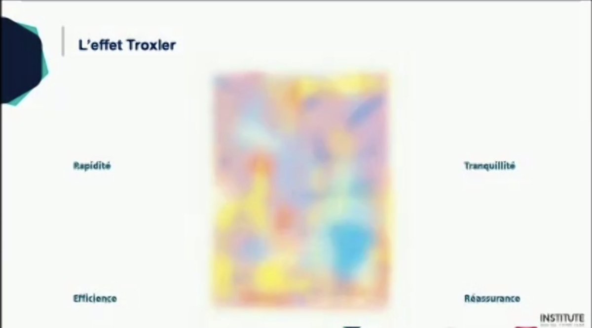 [#VisionaryDay] 

C'est reparti ! <a href="/ArnaudLeRoux/">LE ROUX Arnaud</a> nous parle de #BiaisCognitifs 🧠

"Le cerveau est capable de faire disparaitre des informations"

Testez cette théorie en fixant 15s cette image ! Que voyez-vous ? 🔎

#MBADMB #TranfoNum #InsideDigitalRevolution