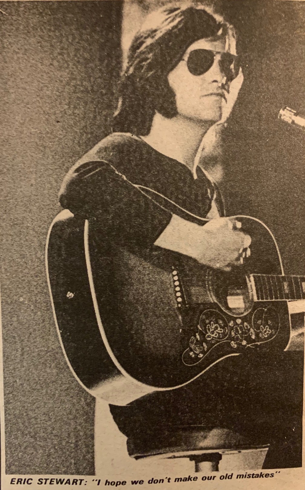 Eric  Stewart (born 20 January 1945) of 10cc...Happy birthday! 