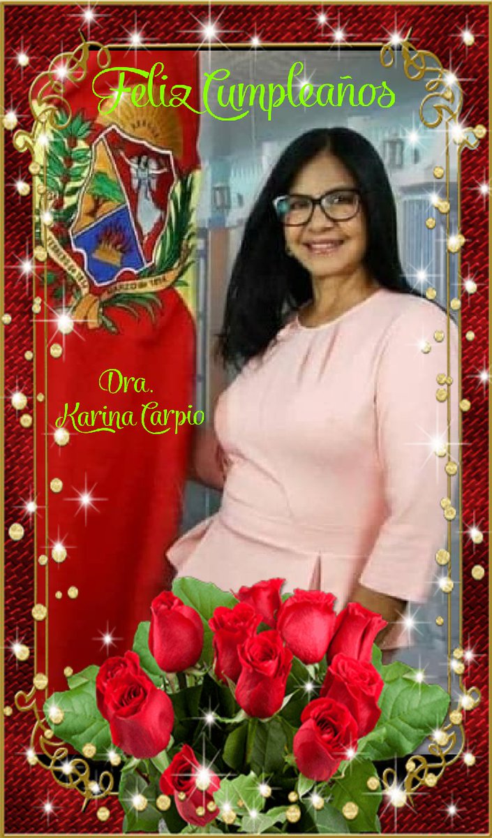 leoalvacabrera's tweet photo. #20Ene Feliz Cumpleaños para nuestra hermana y amiga Gob.Dra. @Soykarinacarpio que la bendición de Dios la acompañe siempre. "Aragua con Aroma de Mujer" @NicolasMaduro #JuegosNacionales2022 @_LaAvanzadora @MPPEDUCACION @dcabellor @PartidoPSUV https://t.co/7CkhJTPvFq