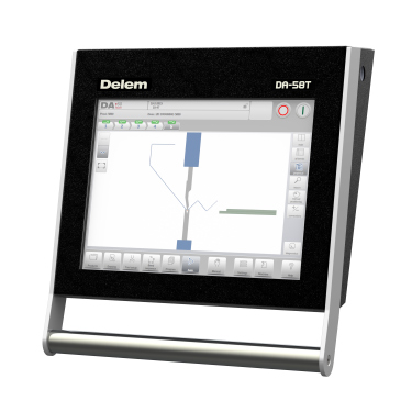 mtlengineering1's tweet photo. The DA-58T is a state of the art complete 2D graphical control solution for synchronized press brakes. Easy #CNC #programming based on the Delem graphical touch screen user interface including automatic bend sequence calculation &amp; collision detection. 

https://t.co/lIrKN2NvTa https://t.co/rT1tb9iweD