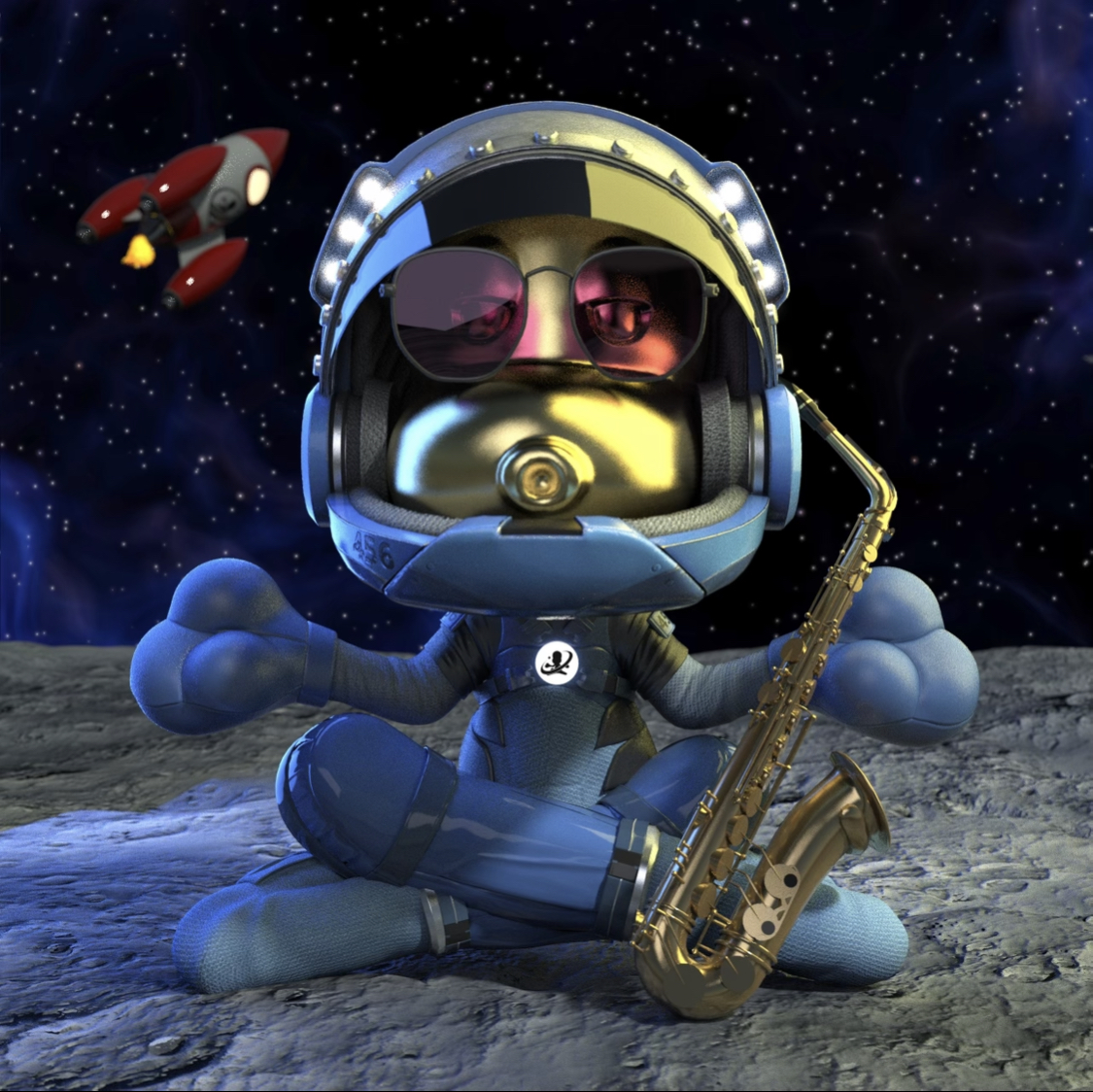 GM ✨

In today's Nifty Alpha episode 3 people will win the <a href="/456_club/">456 Collectors Club</a> NFT (0.3 ETH) which includes a physical art toy of the NFT, and 1/1 hand signed print by <a href="/ZeviG/">Zevi G</a>.

All you have to do is RT to enter! Winners will be announced live on the show.