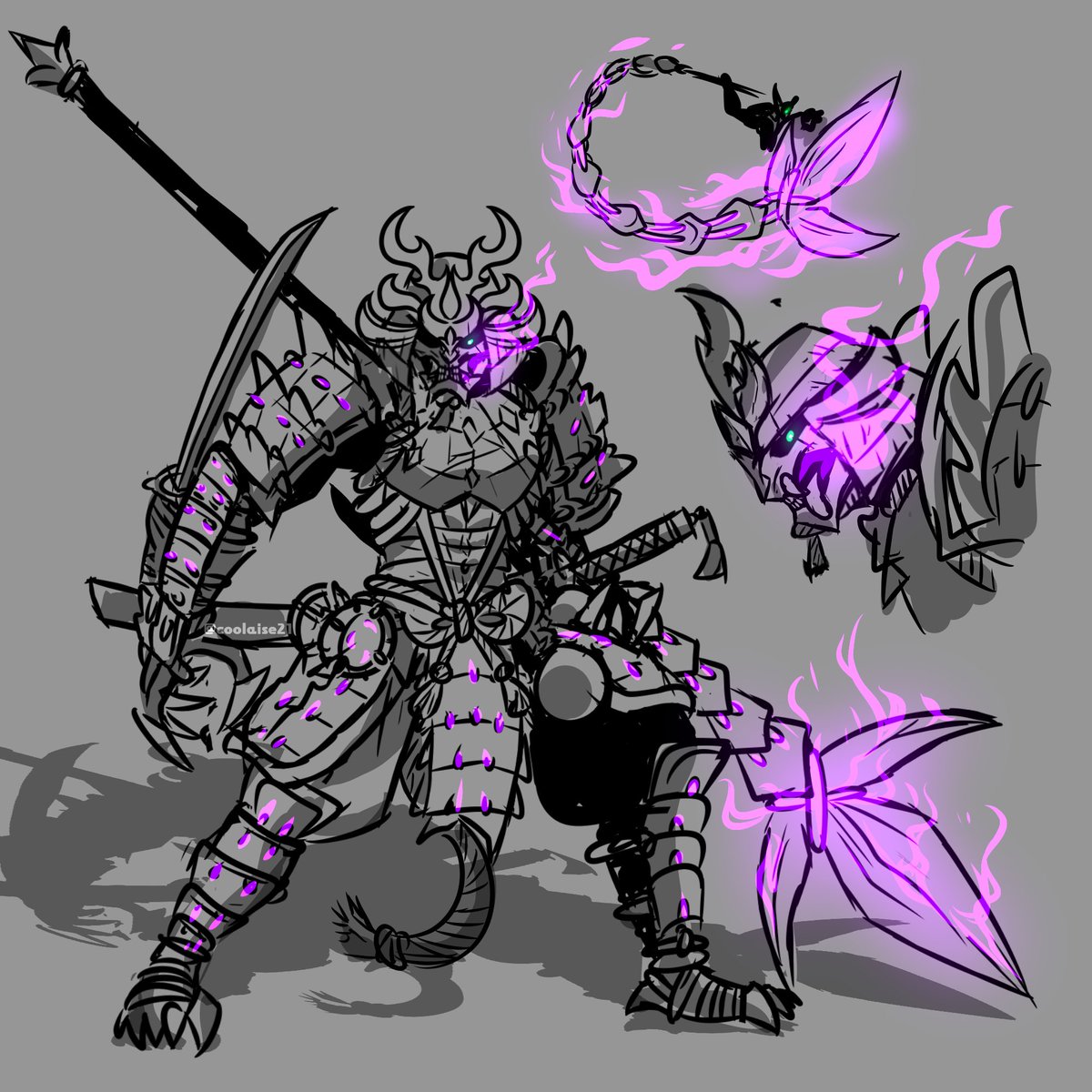 coolaise21's tweet photo. Everyone gangster until Magnamalo is given Soulsborne treatment https://t.co/WZKmx8ji8F