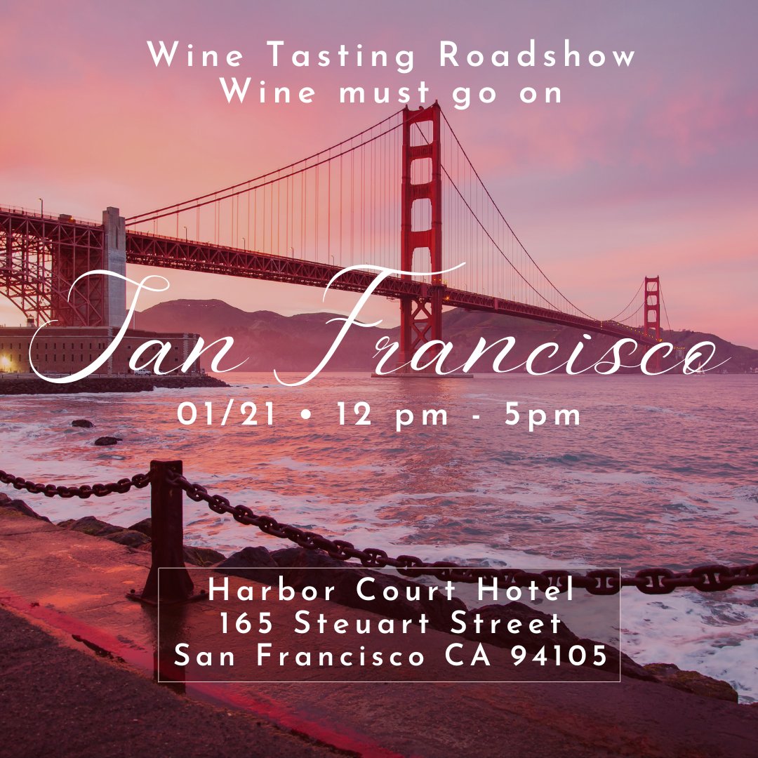 ApvsaMontreal's tweet photo. Wine Must Go On will be on Friday 01/21 in San Francisco. Importers, join us to source new wine. 🍷

Haven't registered yet ? Do it here : https://t.co/Rd7MOQIbcG or use the QRc. 

#WineTrade #B2B #WineImports #Roadshow #APVSA #Winemakers #Importer #WineBuyer #SanFrancisco https://t.co/BxT5KcFtgz