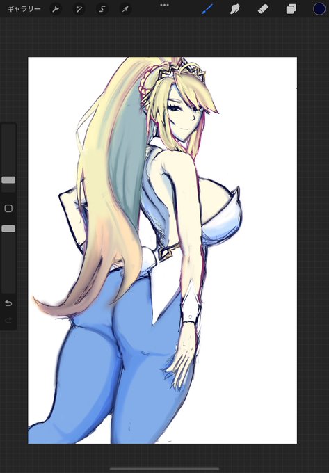 バニ上wip
厚塗り楽しすぎる… 