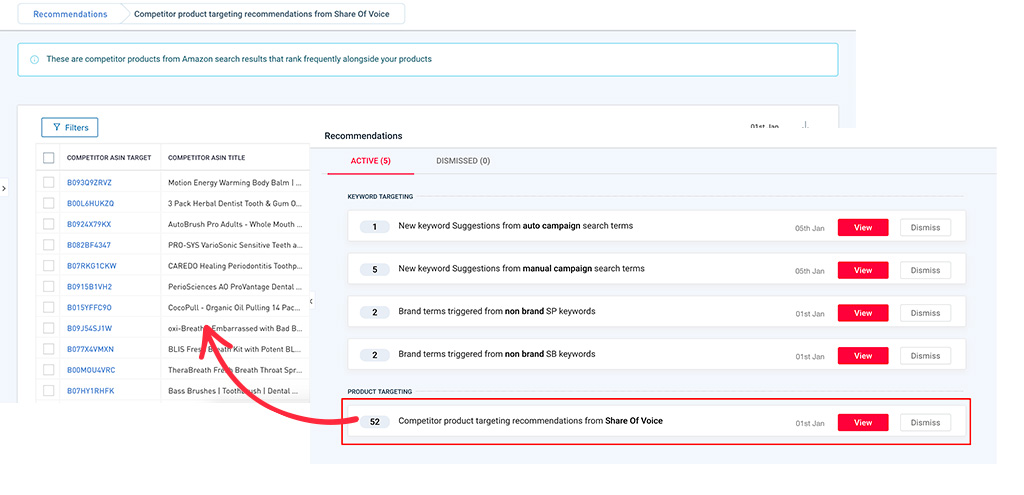 intentwise's tweet photo. With this latest product update, Intentwise automatically recommends competitor product targets. These recommendations are based on the advertiser’s product overlap with competitor products in search results.

Leverage this capability and expand your reach with precision. https://t.co/TSOfMUaQ3P