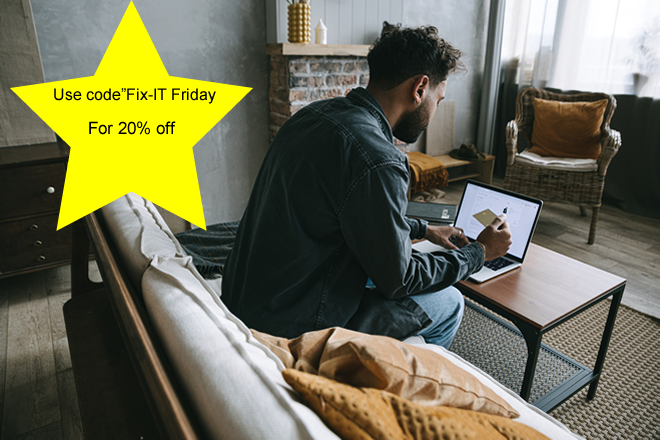 FixItTorbay's tweet photo. When in one of our stores say the phrase “Fix-IT Friday” for 20% of your price! Only available till 12pm tonight so be quick! #FixIT #technology #discount #LimitedTime #computers https://t.co/D7rCrW8vdA