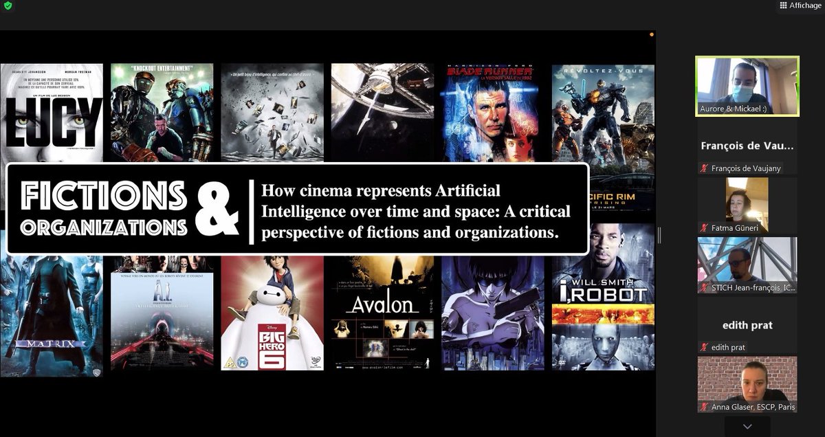 collspaces's tweet photo. Moving now to the worlds of cinema and AI with @MickaelPeiro in session 1 #RGCS2022 #ArtificialIntelligence https://t.co/mm6uqWpql6