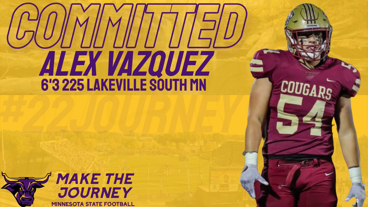 AlexVazquez54's tweet photo. 🟣🟡Committed🟡🟣 @hoffner_todd @Coach_Bernarde @CoachHevel50 @Coach_Prosser @JimGlogowski https://t.co/mHjK7qskGv