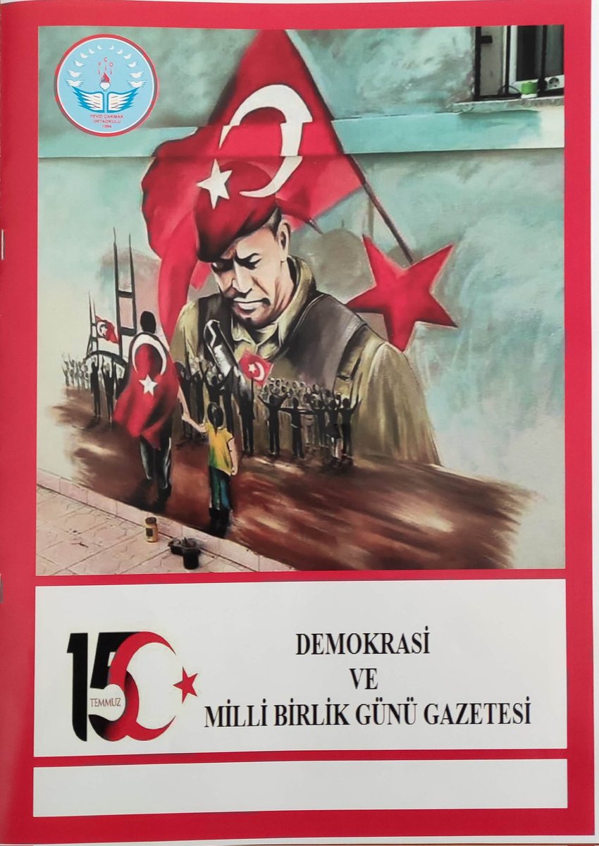 15 Temmuz Demokrasi ve Milli Birlik Günü Anma Etkinlikleri kapsamında okulumuz öğretmenleri ve öğrencilerinin hazırladığı gazetemizi tamamladık. Emeği geçen öğretmen ve öğrencilerimizi tebrik ederim. <a href="/munirkaraloglu/">Münir Karaloğlu</a> @YUKSELARSLAN217 <a href="/Mehmet_Bulut21/">Mehmet BULUT</a>