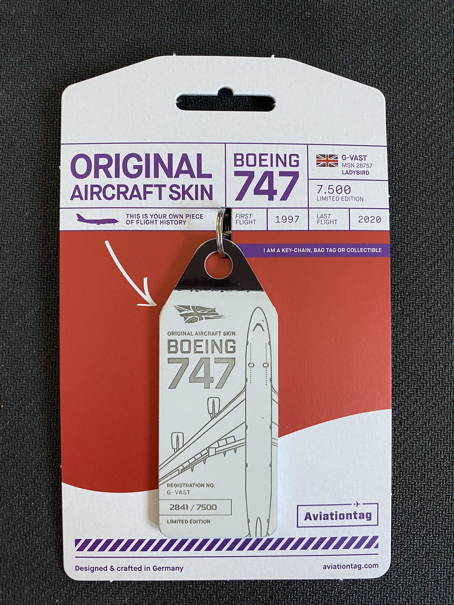 emabob79's tweet photo. Silly giddy happy! Look what just arrived! @aviationtag_com This was first @VirginAtlantic aircraft we flew on too #gvast @LFC_1968 she’s still #queenofskies to me #747 @BoeingAirplanes https://t.co/TafE3N1fVB