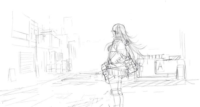 #少女前線 #Girlsfrontline #소녀전선 #ドルフロ 
UMP45 wip 