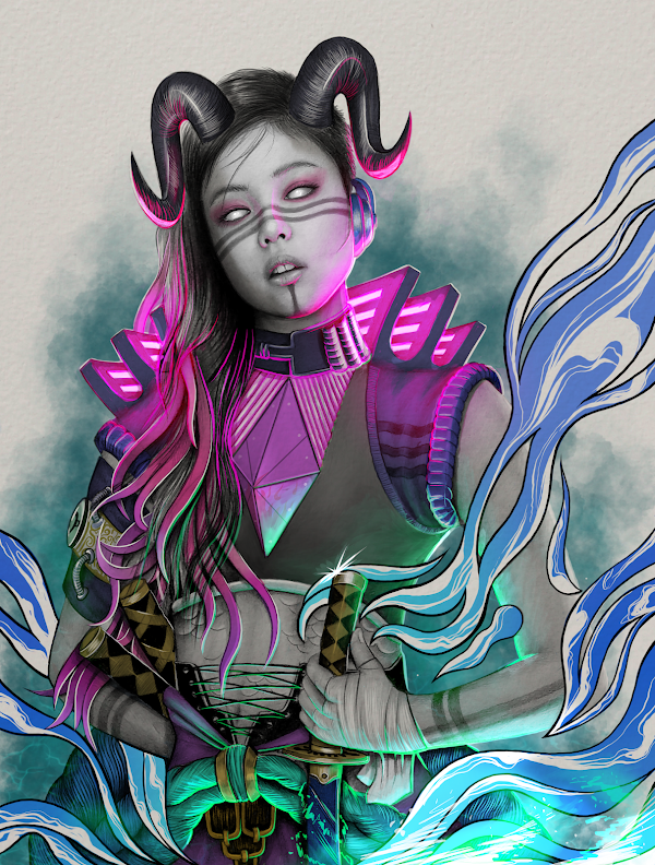 trevorjonesart's tweet photo. Don't sleep on the art of @DinihariStd. Check out the Cyberwitch Warriors collection here 👇👇

https://t.co/ZYqtfb2lXD

Still a few available for 0.1 ETH but probably not for long. https://t.co/kBeCCcrLB5