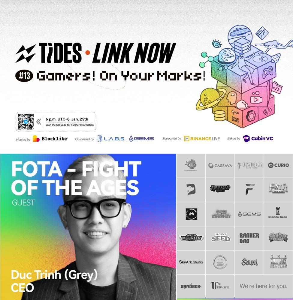 solthelove's tweet photo. 🔥🔥 Gamers! On Your Marks 🔥🔥

💪 So proud! We're happy to announce that FOTA's CEO and Incubator are guests of the event that is supported by Binance Live! 

#FOTA #Blocklike #LABS #GEMS #BinanceLive #CabinVC #Hobbit https://t.co/f1NgmjYA4q