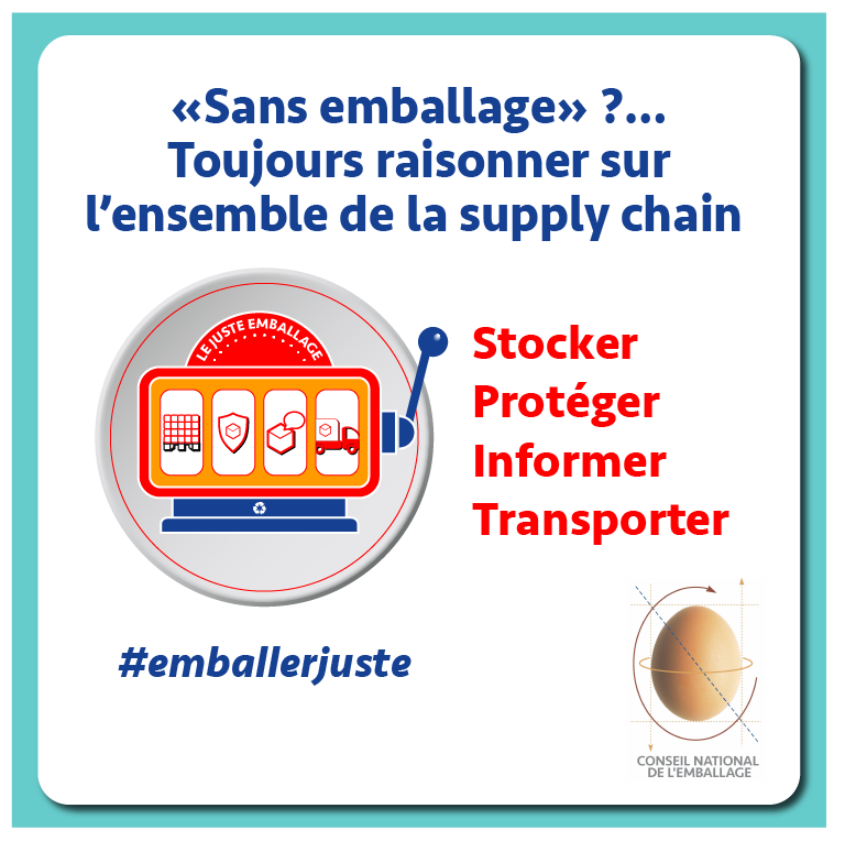 #LeSaviezVous❓
Dès qu’un produit est acheminé 🚛 de son lieu de #Production à son lieu de #consommation il est nécessairement #emballé 👉🏻 #transporter #stocker #proteger 🛡 
Le #vrac n’est jamais «sans emballage» sur le cycle complet de la #SupplyChain 

1/2⤵️
