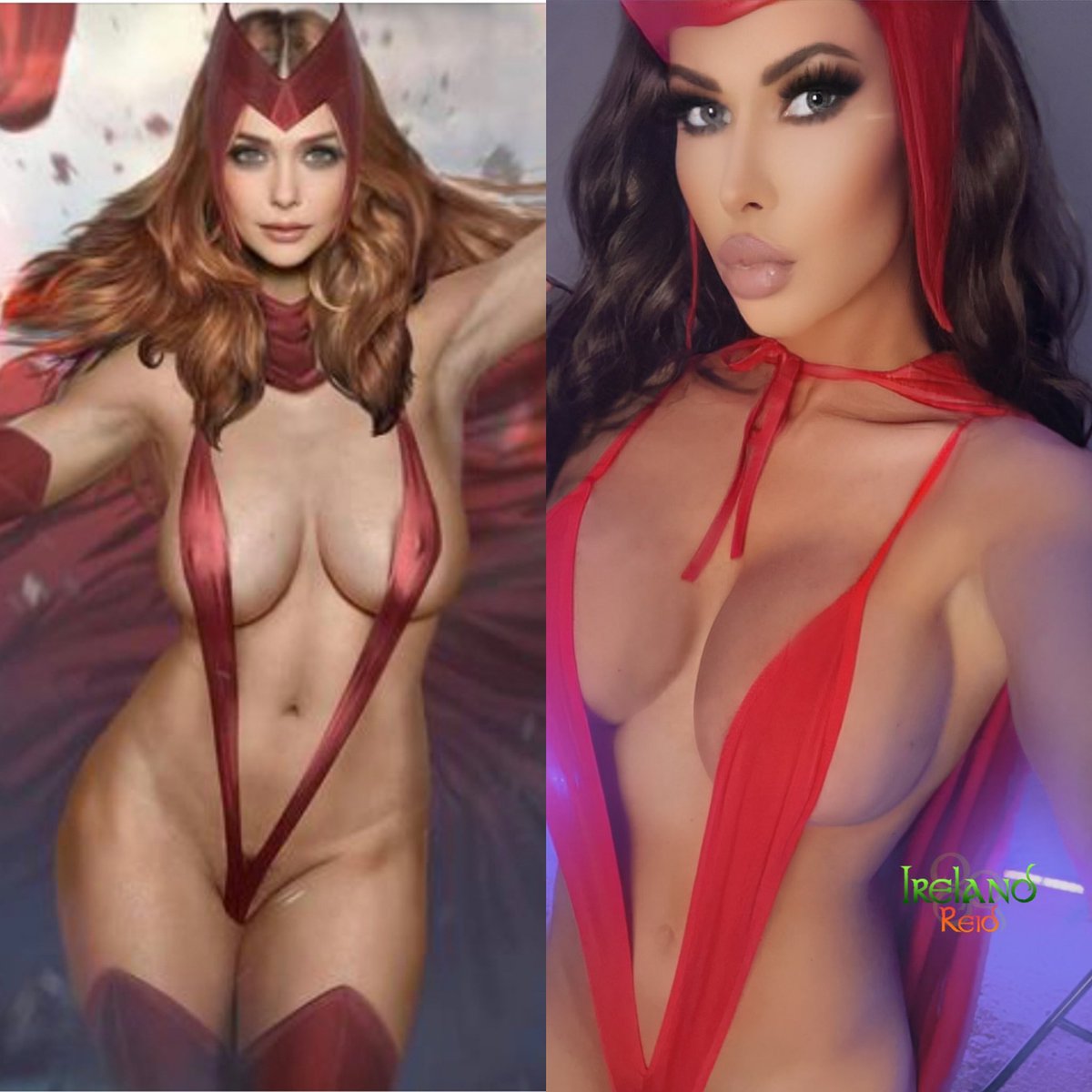 Irelandreid's tweet photo. Is it too early for weekend attire yet? 💋💋 Lol. Shoot several looks of my SW cosplay including this one. (I cannot find who this artist is, sadly). Full image at @ireland_lewds https://t.co/4rvto6Z8YK